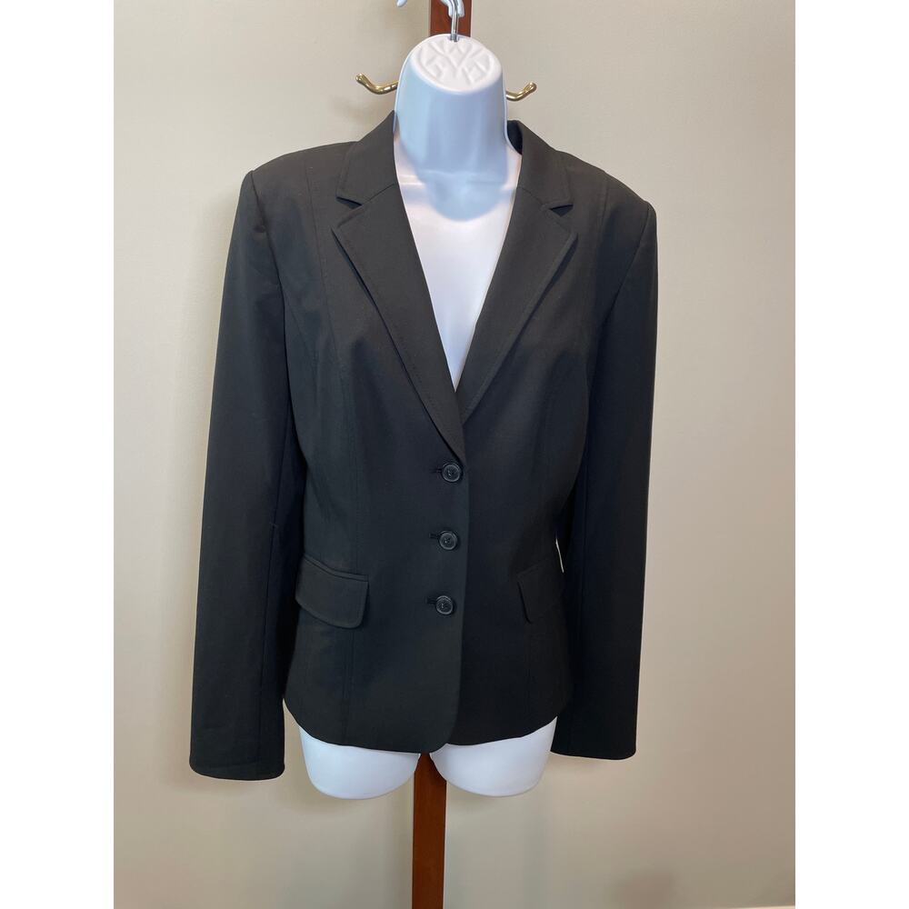 Halogen Black Singlebreasted 3button Blazer Size … - image 1